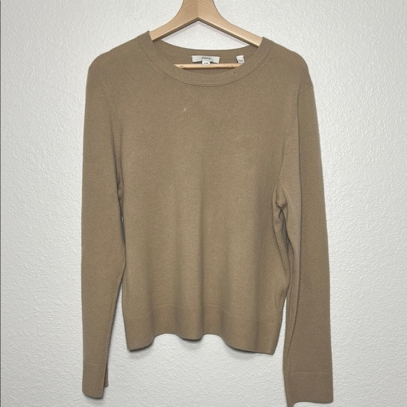 Vince Cashmere Tan Sweater XL - Picture 1 of 8